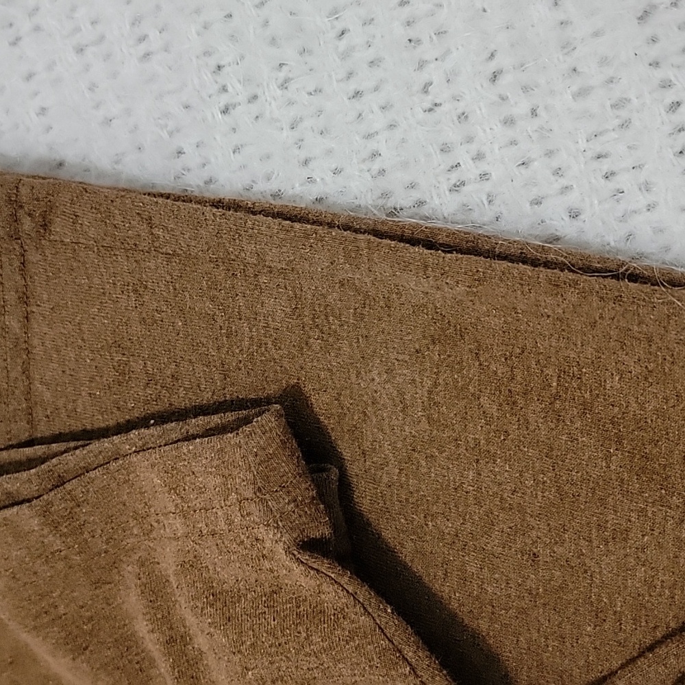 Brown Carhartt Pocket Tee Large Tall Loose Fit Workwear - Picture 4 of 6